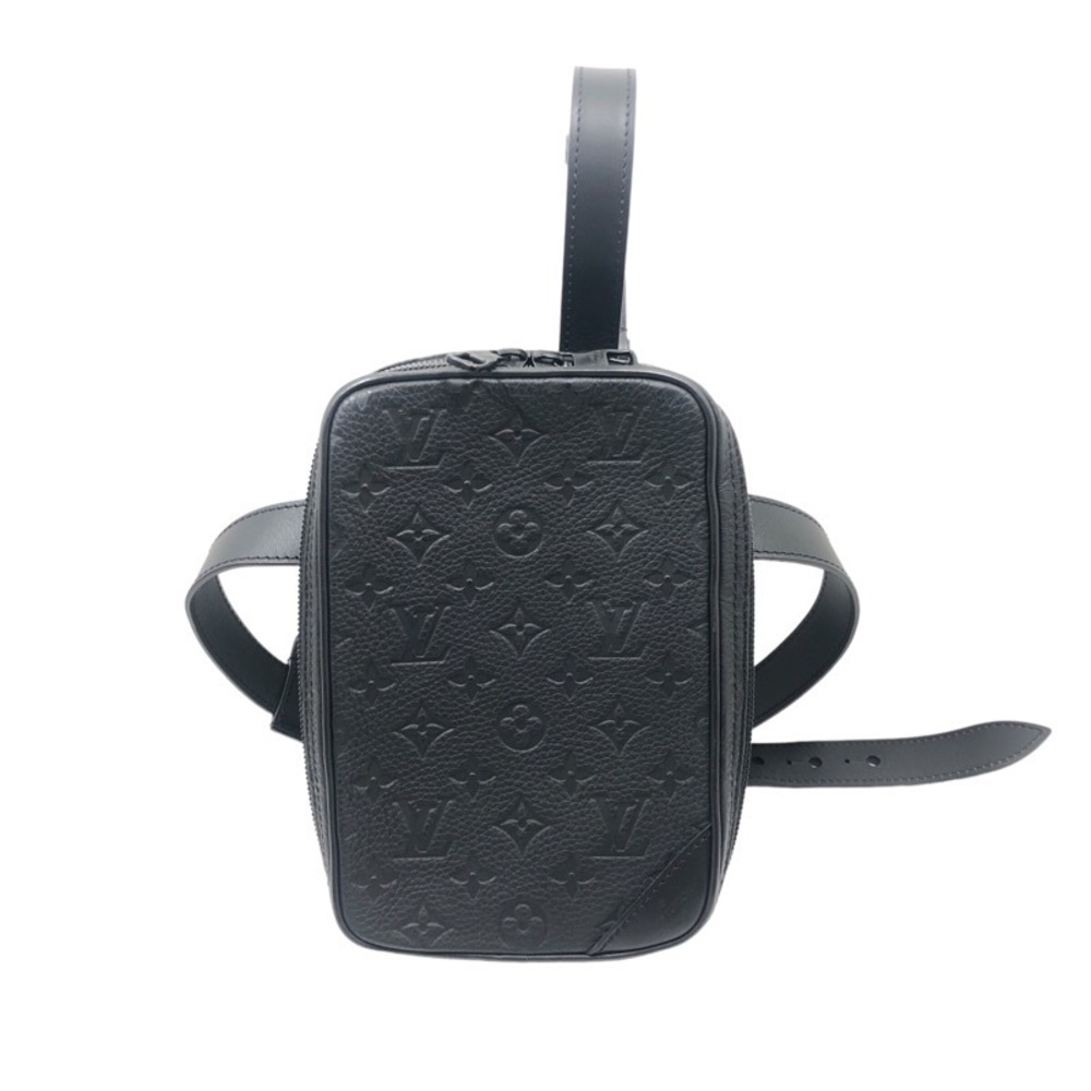LOUIS VUITTON Utility Side Bag Noir Taurillon Shoulder Bag